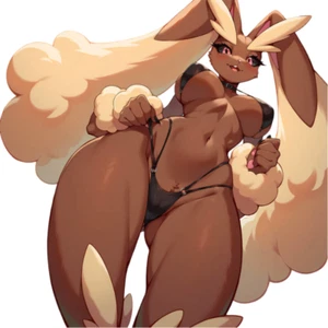 Lopunny Pokemon Waifu Weatherproof Anime Sticker 6" Car Decal - Picture 1 of 1