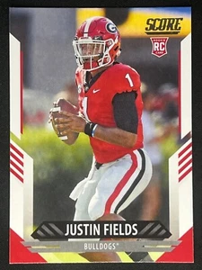 JUSTIN FIELDS 2021 Panini Score Base Rookie RC #360 | Georgia Bears - Picture 1 of 2