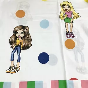 Y2K Lil Bratz MGA Wild Ride Twin Flat Sheet Polka Dots Stripes Zada Ailani - Picture 1 of 9