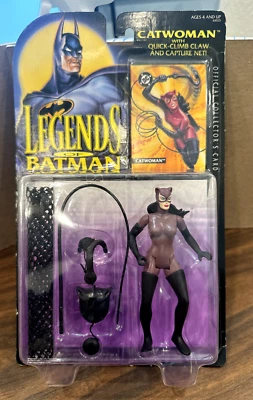 Kenner Legends of Batman Catwoman 1994 con garra de escalada rápida y red de captura Foto 1 de 4
