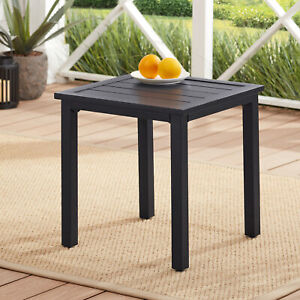 Outdoor Side Table Small End Table Metal Coffee Table for Garden Patio Balcony 