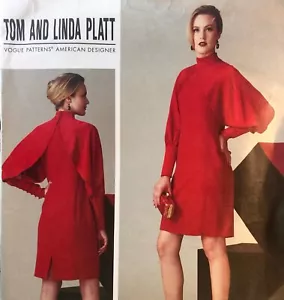 NEW/VINTAGE 2017 VOGUE AMERICAN DESIGNER DRESS PATTERN V1565 14-22 - Picture 1 of 2