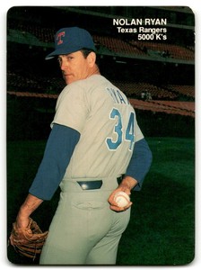 1990 MOTHER'S COOKIES NOLAN RYAN NOLAN RYAN TEXAS RANGERS #3