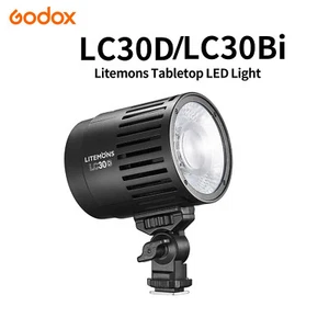 Godox LC30D/LC30Bi Tabletop LED Light 3200K-6500K Handheld Photography Lighting - Picture 1 of 17