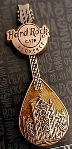 FLORENCE 3D BASILICA SANTA CROCE 2017 VOX TEARDROP GUITAR Hard Rock Cafe PIN - Picture 1 of 1