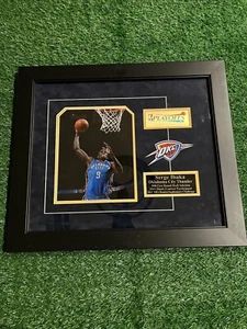 Serge Ibaka Oklahoma City Thunder NBA Action Photo Framed - Picture 1 of 9