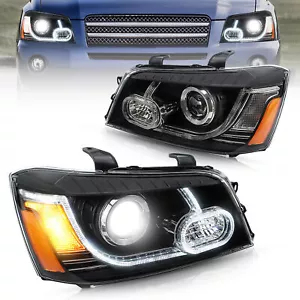 Faros VLAND para lámparas proyector LED DRL Halo 2001-2007 Toyota Highlander - Imagen 1 de 11