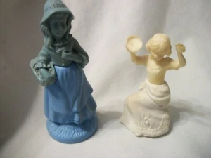 Vintage Avon Little Girl Blue & Little Miss Muffet Decanters - Both are Empty - Picture 1 of 7