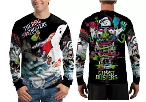 Ghostbusters Comic Long Sleeve Custom Polyester Fullprinted - Picture 1 of 13