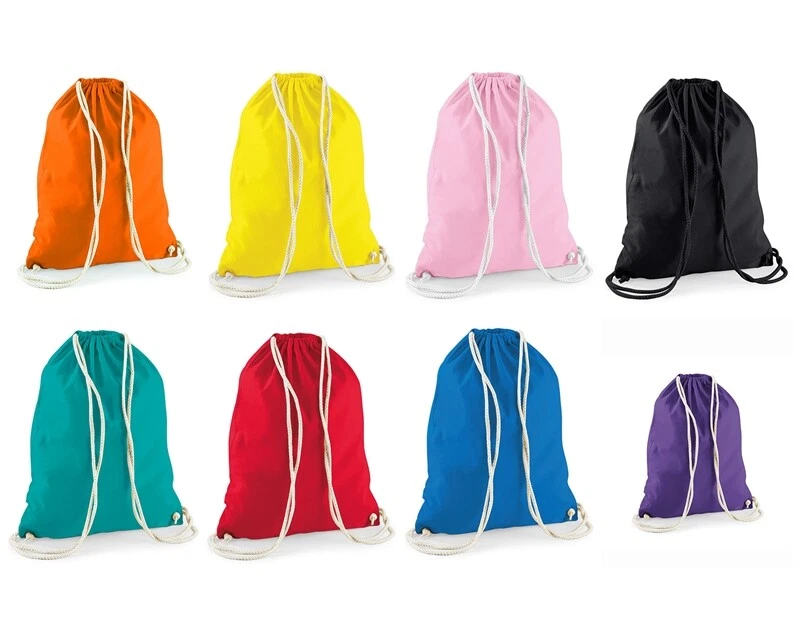 WESTFORD MILL Cotton Tasche Turnbeutel Gymsac Beutel W110 NEU