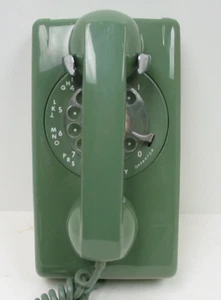 Teléfono de pared Moss Green Western Electric 554 - Restauración completa - Imagen 1 de 2