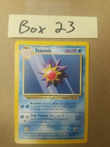 STARMIE 64/102 - 4th Print 1999-2000 - Base Set - VINTAGE WOTC Pokemon Card - NM - Picture 1 of 10