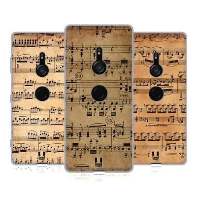 HEAD CASE DESIGNS MUSIC SHEETS SOFT GEL CASE FOR SONY PHONES 1 - Image 1 of 4