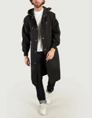 NUEVO CON ETIQUETAS SS19 AMI CORTAVIENTOS CON CAPUCHA LARGA S Foto 1 de 4