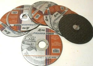 CUT OFF WHEEL DISC 10 PC. 4.5" INCH DIA. X 1/16" THICK X 7/8" ARBOR 4-1/2" - Picture 1 of 3