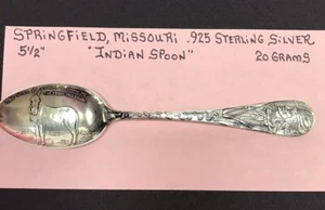 Cucchiaio indiano argento sterling Springfield Mo.  - Foto 1 di 7