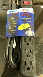 MINUTEMAN 6-OUTLET SURGE SUPPRESSOR PROTECTOR MMS362P 2-PACK - Picture 1 of 6