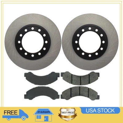 Комплект передних тормозных колодок тормозной ротор для 2012 2013 2014 2015 2016 2017 Isuzu NPR XH - Изображение 1 из 4