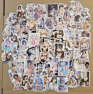 20 Random Sexy Anime Girl Stickers Waifu Skateboard Phone Laptop - 001 - Picture 1 of 6