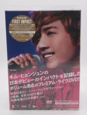 [New] Kim Hyun Joong DVD FIRST IMPACT 1st Limited Edition UIBV-90002 SS501 K-POP - Image 1 of 4