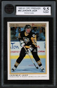 1990-91 OPC O-Pee-Chee Premier #50 Jaromir Jagr Rookie RC KSA 9,5 NGM - Imagen 1 de 2