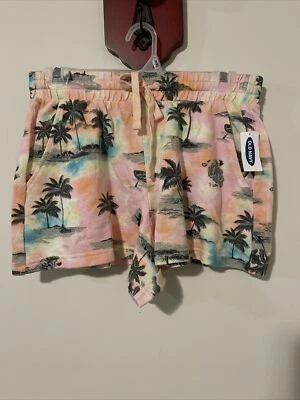 Old Navy Womens XS Pink Floral Cotton Lounge Shorts NWT! A3227 - Image 1 of 2