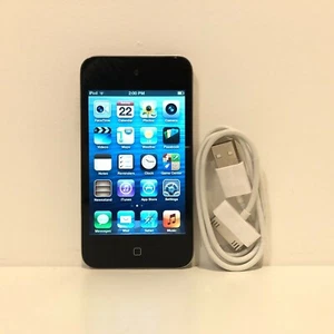 Apple iPod touch 4th Generation Black 32 GB - 100% FULLY WORKING BLACK WARRANTY - Picture 1 of 6