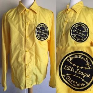 VAN NUYS ALL-STARS 818 SFV 70/80s Vintage Birdie Windbreaker Coach Jacket Large - Picture 1 of 5