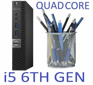 DELL 3040 FAST MINI TINY PC Computer i5 6TH GEN 32GB RAM 512GB SSD WIFI HDMI USB - Picture 1 of 3
