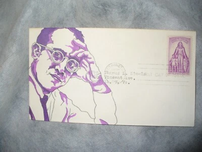 FDC First Day Cover Polio Vaccine Jonas Salk Add-on Cachet 1957 3 cent - Image 1 of 2
