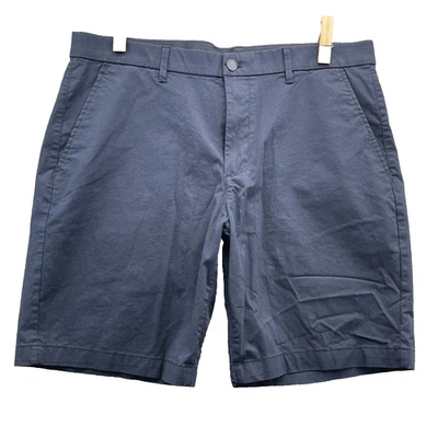 Pantalones Cortos de Lavandería Inglés Hombres 36 Azul Marino Chino Golf Caqui Chino Preppy Travel Academia Foto 1 de 4