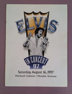 Elvis in Concert 97 Program Mid-South Coliseum Memphis TN August 16 1997 - Picture 1 of 6