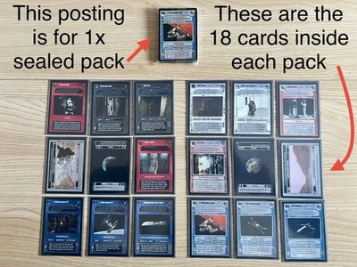 Star Wars CCG Official Tournament Sealed Deck OTSD Unopened 18 Premium Cards - Image 1 of 4