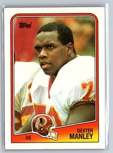 1988 Topps #20 Dexter Manley Washington Redskins - Picture 1 of 2