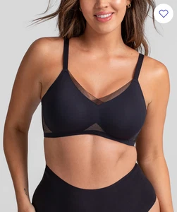 HONEYLOVE Crossover BH ohne Bügel Runway schwarz Größe XL /38-40D 69 $ UVP NEU - Bild 1 von 9