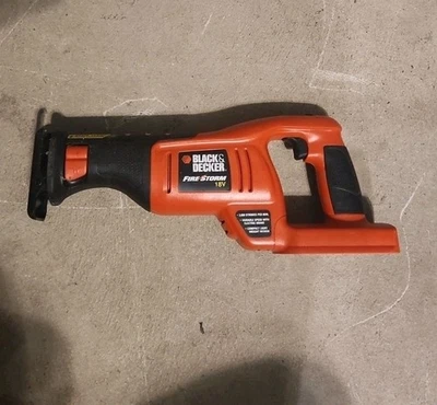 Black & Decker CRS180 FireStorm 18V Cordless Reciprocating Saw - Works Great - Image 1 of 4