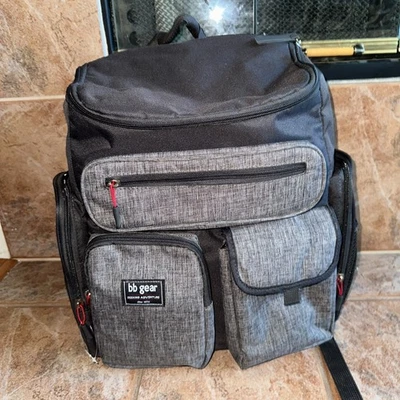 #N68- Mochila Bolsa de Pañales Baby Boom BB Gear Bolsillo para Limpiar y Bolsillos Laterales Aislados Foto 1 de 4