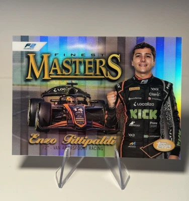 2024 Topps Finest Formula 1 Finest Masters Enzo Fittipaldi #MST-13 Refractor.... - Image 1 of 2