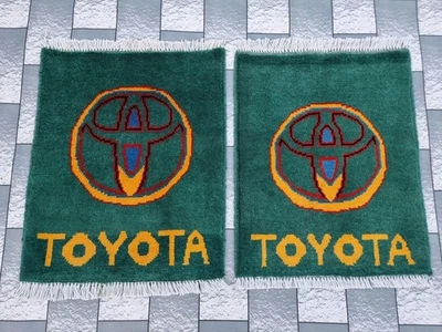 TAYOTA 🚗 Driving Rugs Handmade vintage Afghan tribal Tayato Moter Car Rug - image 1 of 4