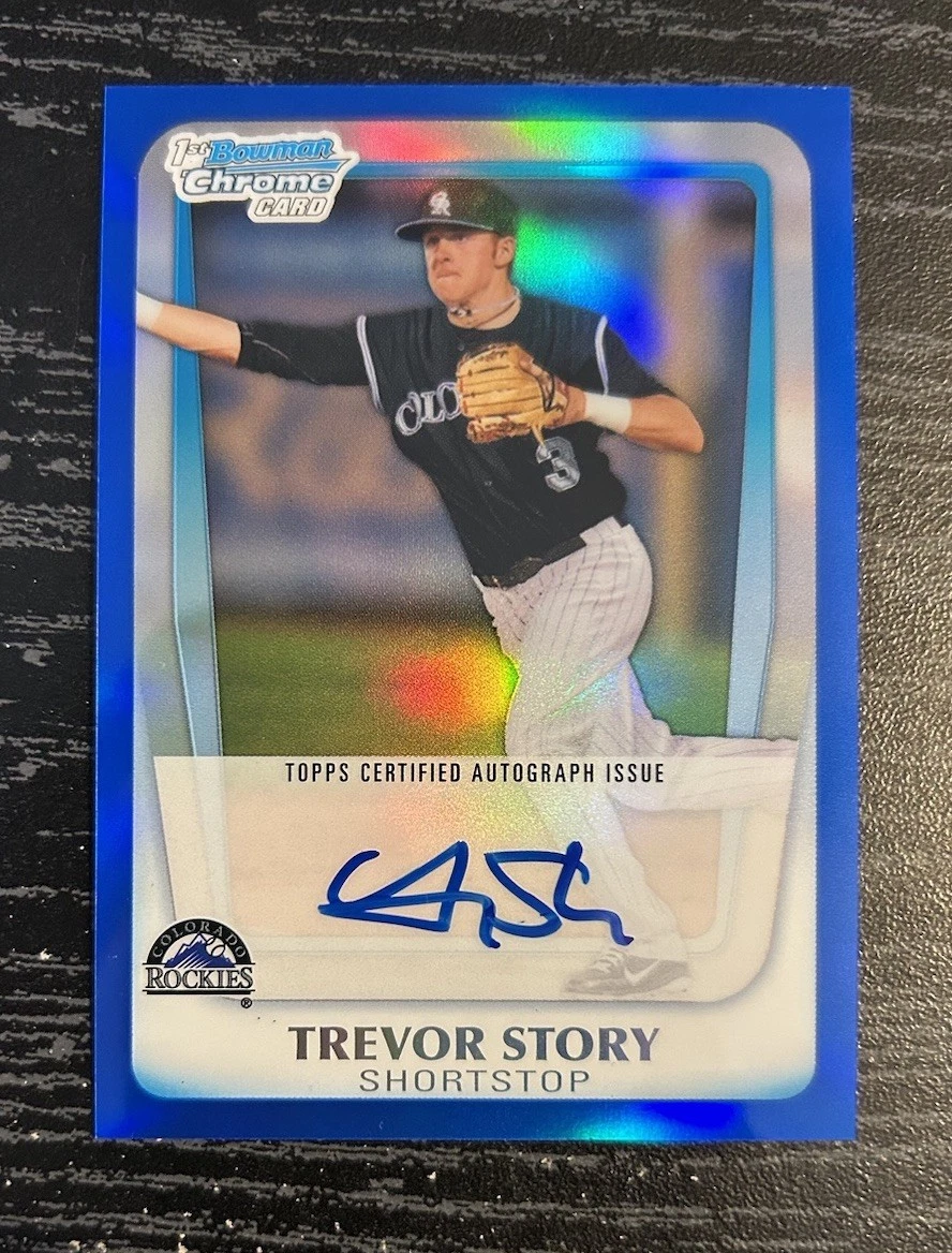 Trevor Story Autograph Baseball Cards for sale | eBay