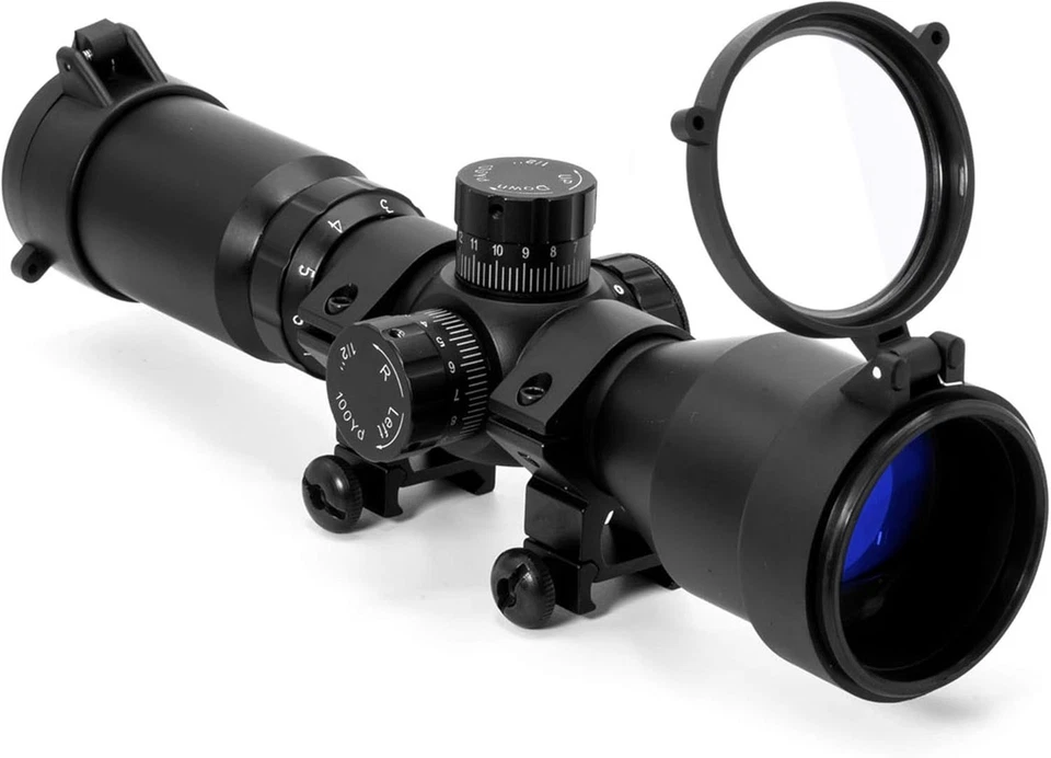 Escopo Osprey Global CP3-9X42 compacto 3-9X 42mm com ponto MIL iluminado ou IRF - Imagem 1 de 4