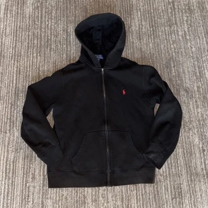 Polo Ralph Lauren Big Boys Cotton Fleece Zip Up Hoodie Color Black L (14-16) - Picture 1 of 5
