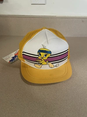Sombrero de piolín Looney Toones vintage para niños pequeños con etiqueta Foto 1 de 4