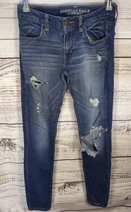 American Eagle 6 Regular Women’s Jegging Distressed - Picture 1 of 10
