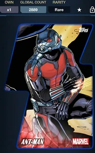 Tarjeta digital troquelada Topps Marvel Ready To Strike Ant-Man Series 3 2020 - Imagen 1 de 1