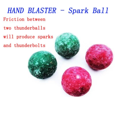 HAND BLASTER - Spark Ball Popping Blaster Ball 4 pc/set Board Cannon Pop-on-Bump - Image 1 of 3