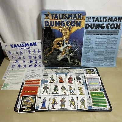 Vintage 1987 Talisman DUNGEON EXPANSION RPG Board Game 99% Complete - Image 1 of 4