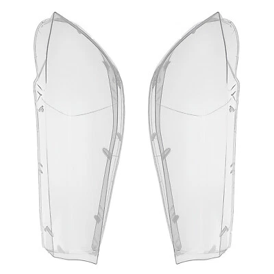 Cubierta de lente de faro para BMW X5 F15 X6 F16 2014-2018 63117442647 frontal transparente L&R Foto 1 de 4
