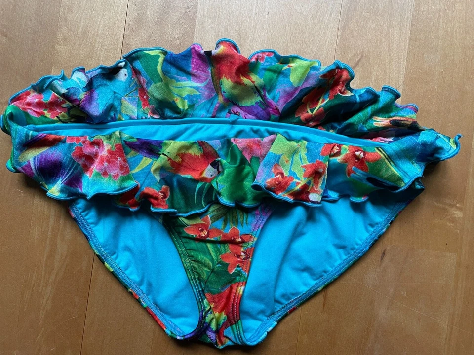 reizendes Bikini Höschen, Größe 12 (38), mehrfarbig, gefüttert - Bild 1 von 2