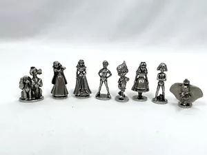 Monopoly Disney Gioco Pezzi Set 8 Pezzi di Ricambio Gettoni 2001 Alice Peter - Foto 1 di 7